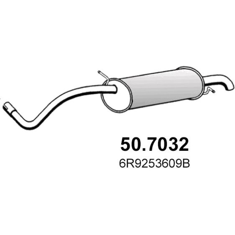 Endschalldämpfer 50.7032 Endschalldämpfer 50.7032