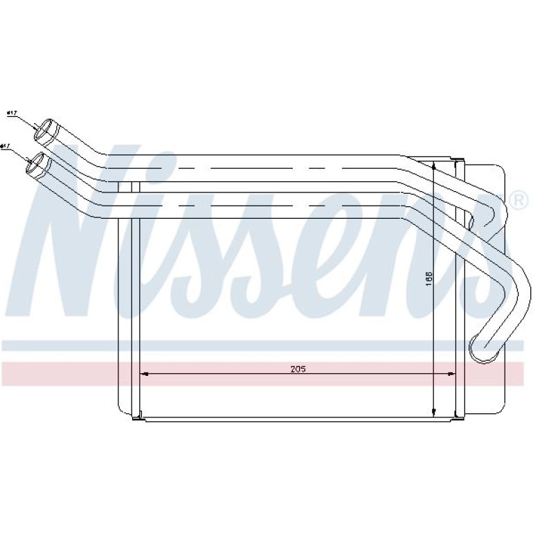 Heizkühler PKW 77614 Heizkühler PKW 77614