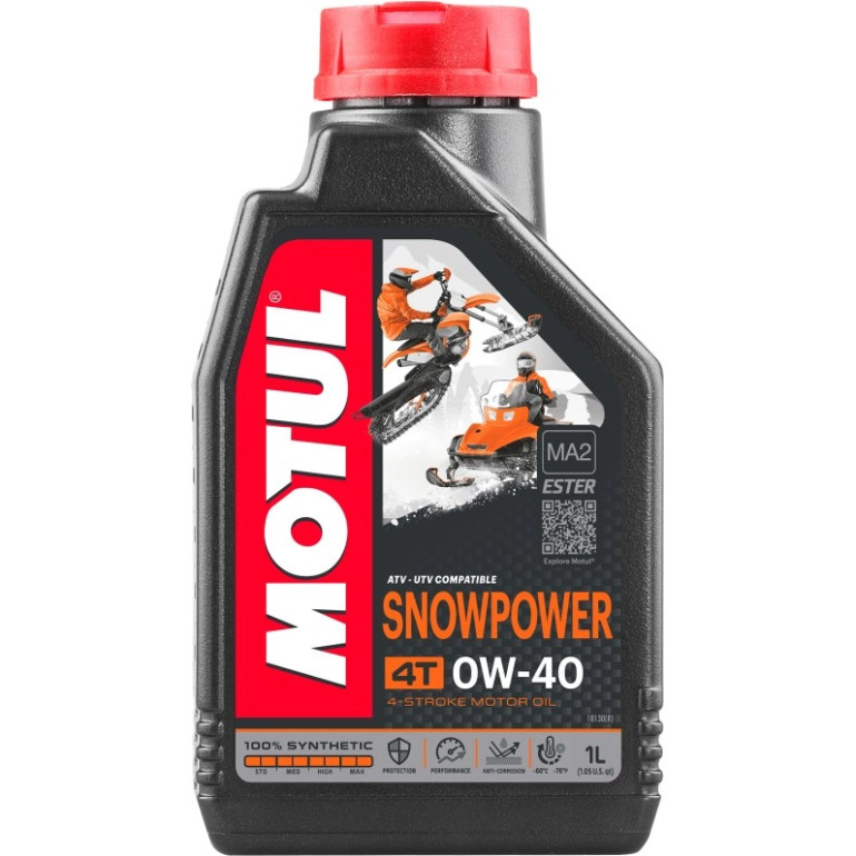 Motul ATV SnowPower 4T 0W-40 1 Liter 105891 Motul ATV SnowPower 4T 0W-40 1 Liter 105891