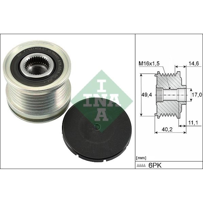 Generatorfreilauf 535 0124 10 Generatorfreilauf 535 0124 10