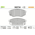 VALEO Bremsbeläge 302734