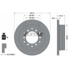 Bremsscheibe Toyota T. Land Cruiser 3.0 D-4D 10 | 92231003