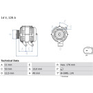 Lichtmaschine | FORD Fiesta | 0 986 082 220