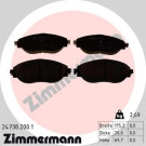 ZIMMERMANN Bremsbelagsatz, Scheibenbremse