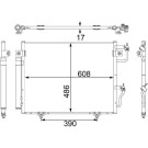 Kondensator, Klimaanlage BEHR AC 475 001S