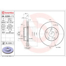 Bremsscheibe VA TOYOTA PRIME LINE - UV Coated 09.E233.11