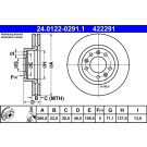 Bremsscheibe | 24.0122-0291.1