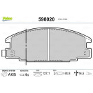 VALEO Bremsbeläge 598020