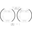 Satz Bremsbacken Fiat Ducato / Citroen Jumper 04/02 | 84060900