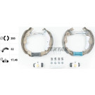 SATZ BREMSBACKEN TOYOTA YARIS 99-05 Shoe Kit Pro 84064501