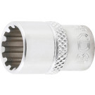 BGS Steckschlüssel-Einsatz Gear Lock | Antrieb Innenvierkant 6,3 mm (1/4"""") | SW 11 mm | 10111