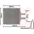 VAN WEZEL Wärmetauscher, Innenraumheizung 81006088