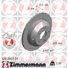 ZIMMERMANN Bremsscheibe | 320.3807.20