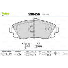 VALEO Bremsbeläge 598456