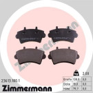 ZIMMERMANN Bremsbeläge 23613.180.1