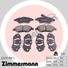 ZIMMERMANN Bremsbeläge 23711.190.1