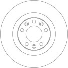 70 482 031 Bremsscheibe HA | CITROEN, PEUGEOT 308 14 | DF6667