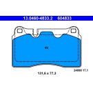 Bremsbelagsatz Audi P. A3/Tt 2.5 Quattro 09-14 | 13.0460-4833.2