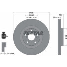 Bremsscheibe Toyota P. Avensis 2.0-2.2 D-4D 09 | 92195303
