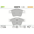 VALEO Bremsbeläge 302678