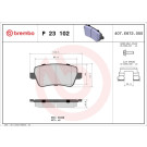 BREMBO Bremsklötze HA | FIAT Croma 05-11 | P 23 102