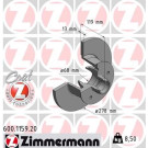 ZIMMERMANN Bremsscheibe | 600.1159.20
