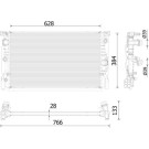 MAHLE Kühler, Motorkühlung CR 2324 000P