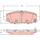 Bremsklötze HA | JEEP Wrangler 17 | GDB2360