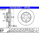Bremsscheibe Mazda P. 3/5 1.4-2.0 03 | 24.0125-0165.1 Bremsscheibe Mazda P. 3/5 1.4-2.0 03 | 24.0125-0165.1