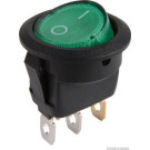 Wippschalter grün geclipst | Anschluss: 3x2,8mm | 70468071