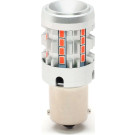 24567-1 LED Metalsockel P21W Ba15s 26x 3030 SMD Orange 100 % Canbus Inside