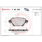 BREMBO Bremsklötze HA | RENAULT Kangoo 97 | P 68 028
