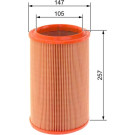 Luftfilter Alfa 156 1,6-2,5 | 1457433791