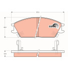 Bremsbelagsatz Hyundai P. Accent/P | GDB893