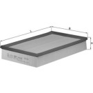 MAHLE Luftfilter | LX 700