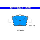Bremsbelagsatz, Scheibenbremse | 13.0460-5989.2