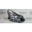 Scheinwerfer L H7/H1 +MOT SCHWARZ VALEO PQ | OPEL CORSA D 7,06-12,10 | 43379