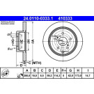 Bremsscheibe Toyota T. Avensis 2.2 D-4D 05-08 | 24.0110-0333.1