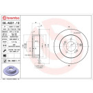 94 482 003 Bremsscheibe HA | KIA Carens 02 | 08.A631.11