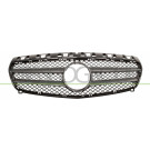 KÜHLERGRILL SCHWARZ/SILBER PQ | MERCEDES W176 A-KLASSE 6,12-6,15 | 3907,403,1