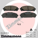 ZIMMERMANN Bremsbelagsatz, Scheibenbremse | 26448.175.2