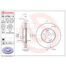 94 481 021 Bremsscheibe VA | KIA Carens III 06 | 09.A706.11