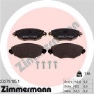 ZIMMERMANN Bremsbelagsatz, Scheibenbremse | 23279.185.1