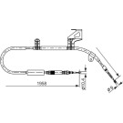 Handbremsseil re | AUDI A6 97 | 1987477604