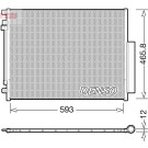 Denso | Klimaanlagenkühler DCN01005