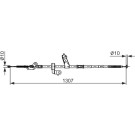Handbremsseil | TOYOTA RAV4 00-05 | 1987482902