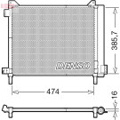 Denso | Kondensator, Klimaanlage DCN46030