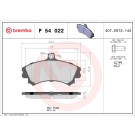BREMBO Bremsklötze VA | MITSUBISHI Carisma VOLVO S40 95-06 | P 54 022