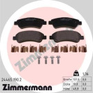 ZIMMERMANN Bremsbelagsatz, Scheibenbremse | 24465.190.2