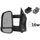 Aussenspiegel li. mit Blinkleuchte Temp. S Fiat Ducato konvex 16W 10P mitl. A OE 735517080 HAGUS